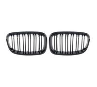 Double Bridge Grill For BMW F20 F21 118i 120i 140i 2011 2012 2013 2014 Hatchback Sport Front Kidney Grill Grille Glossy Black