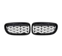 Double Bridge Grill For BMW For E90 E91 Tuning For 3 Series 2005-2012 For LCI Car Front Gloss Balck Grills Grille Sports Diamond Front Bumper Grille Grill(09-12 GBlack)