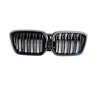 Double Bridge Grill For BMW For IX3 G08 For LCI 2022 2023 2024 Double Slat Gloss Black Front Kidney Grill Racing Grille