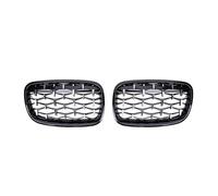 Double Bridge Grill For BMW For X5 For X6 E70 E71 2008-2013 1Pair Diamond Kidney Grille Racing Grill Front Grills Car Styling Replacement