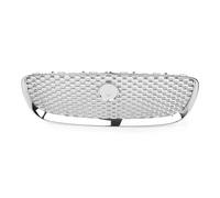 Double Bridge Grill For Jaguar For XF For XFR For X260 2016-2020 Car Front Radiator Grille Chrome Upper Grill Front Bumper Grille Grill