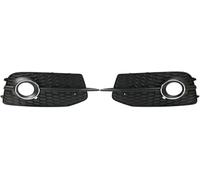 Double Bridge Grill for Q3 For SLine 2012-2014 Left Right Side Front Bumper Fog Light(1pair)