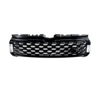 Double Bridge Grill For Range For Rover For Evoque 2010-2018 Front Bumper Grill Racing Grille Car Accessories Front Bumper Grille Grill(All Black-D)