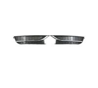 Double Bridge Grill For VW For Passat 2012-2015 Car Fog Lights Grill Cover Bumper Lower Grille Front Bumper Grille Grill(Pair Chrome Black)