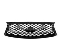 Double Bridge Grill Glossy Black Front Grille Racing Grills Upper Bumper Hood Mesh Grid For Infiniti Q50 Q50S 2014 2015 2016 2017 2018 2019 2020 2021 2022 front center radiator grill(For 2014-2017)