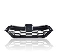 Double Bridge Grill Replacement for CRV 2018 2019 2020 Modified Front Grill Bumper Mesh Cover Racing Grills ABS Grilles Grille front center radiator grill