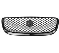 Double Bridge Grill Replacement for Jaguar For XE 15-18 Car Front Grille ABS Exterior Moulding Honeycomb Car Front Grille
