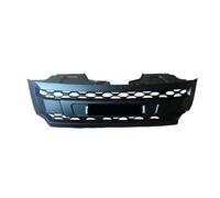 Double Bridge Grill Replacement for Nissan For Navara NP300 Front Bumper Grill Grille 2015-2019 Mesh Racing Style LED Light Panel Car Styling Body Kit Part front center radiator grill Red word wi