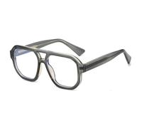 Double Bridges Women Sunglasses UV400 Men Leopard For Outdoor Sports Running And Riding,Gray Clear