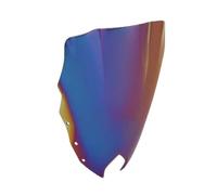 Double Bubble Windscreen For FZ6R For FZ-6R For FZS600 2009-2015 2010 2012 2013 2014 Motorcycle Windshield Wind Deflector Windshield Front Windscreen Windscreen(Iridium)