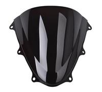 Double Bubble Windscreen For GSXR600 For GSXR750 Front Wind Screen Shield Air Deflectors For Suzuki For GSX-R For GSXR 600 750 K11 2011-2024 Windscreen Motor Windshield Windscreen(Zwart)
