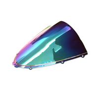 Double Bubble Windscreen For Ninja ZX14R ZX-14 Zx14 For ZZR1400 2006 2007 2008 06 07 08 ABS Moto Motorbike Windshield Windscreen Windscreen(Iridium)