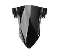 Double Bubble Windscreen For S1000RR S1000 RR 2019 2020 2021 2022 23 Motorcycle Parts Double Bubble Front Windscreen Windshield Shield Wind Deflector Windscreen(Zwart)