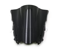 Double Bubble Windscreen Windshield ABS for Yamaha YZF R3 R25 2015-2016 Black