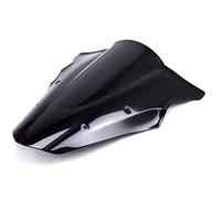 Double Bubble Windshield Windscreen For Kawasaki Ninja 650 ER-6F EX-6 2012-2016 (Black)