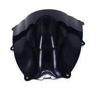 Double Bubble Windshield Windscreen For Yamaha YZF600R YZF Thundercat 1994-2007 (Black)