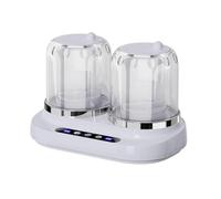 Double Bucket Washing Machine Cup 2000ML Large Capacity Home Laundry Systems with Low Noise Night Operations Texture Tiny Twin Tub Washer purple