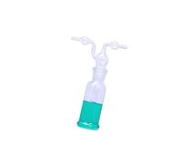 Double Bulb Glass Absorption Bottle Temperature Resistance for Labs Experiments Pollutant Removal Bottle