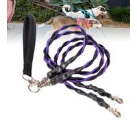 Double Bungee Dog Leash - 2-Stage Shock Absorbing Training Tool | 360° Swivel for All Breeds | Padded Handle & Tangle-Free Design (Green)