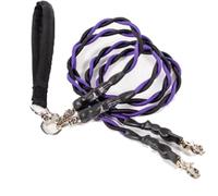 Double Bungee Leash - 1st Step Training Tool, Double Dog Lead, No Tangle Two 2 Splitter, for Walking Medium Large (G)