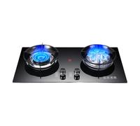 Double-burner Camping Stove,5.2 KW 9 Burners And High-fire Wok, with Flameout Protection Burner, Suitable for Outdoor Picnics(LPG)