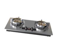 Double-burner Gas Stove,8.5kw High-fire Frying Stove Head,Stainless Steel with Timing Function,Suitable for Home and Outdoor Use(NG)