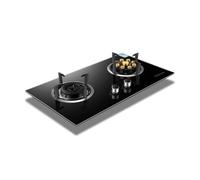 Double-burner Gas Stove,Energy-gathering Windproof Double Nine-grab Fierce Fire Stove, With Flameout Protection and Safety Child Lock(NG)