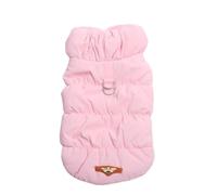 Double-Button Design Warm Cold-Proof Cats Dogs Coat Lightweight Hooded Pet Jacket Winter Schnauzers Poodles Clothing,A,XS