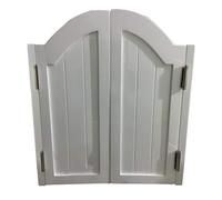 Double Cafe Swinging Doors, Solid Pine Auto Close Stainless Steel Hinges Bar Door Fence Half Waist Door，for Kitchen Shop Entrance Partition Pub Staircases(70x70cm(WxH))