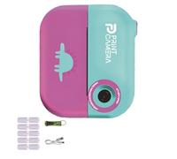 Double Camera Instantly Print Kids 48MP Photo 16X Zoom Built In Games MP3 Player ABS Materials Memory Card Supporting USB C Charging Selfie For Kids With Delay Discharge