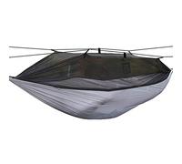 Double Camping Hammock, Outdoor Hammock With Mosquito Net, Anti-mosquito And Anti-fallen Leaf Hammock, Portable Polyester Hammock, Two-way Zipper Hammock Tent
