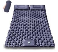 Double Camping Mat, Self-inflating Sleeping Mat, 190x120x5cm, Built-in Foot Pump, Outdoor Hiking And Camping (D)