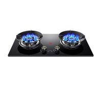 Double Camping Stove,9-burner Copper Propane Burner tempered Glass Automatic Ignition with 180-minute Timing,for Outdoor Cooking and Emergency(LPG)