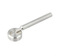 Double Cap Rivet Setting Tool Kit - Steel Hand Punch & Base for Leather Craft, DIY, and Workshop Use - 6mm/8mm/10mm Apertures(6mm)