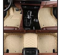 Double Car Floor Mats For Discovery 2 3 4 5 For Sport For Range For Rover Water Proof Liners(Beige)