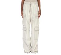 Double Cargo Jumbo Trousers - female - Rick Owens - Wide Trousers - White - S - Trousers S