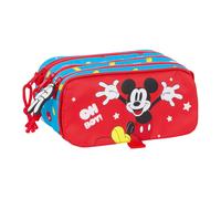 Double Carry-all Mickey Mouse Clubhouse Fantastic Blue Red 21,5 x 10 x 8 cm