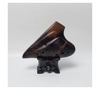Double-cavity Alto C-tone Ocarina Clay Wood Grain/smoked Performance-grade Wide-range Ocarina ocarina instrument (2)