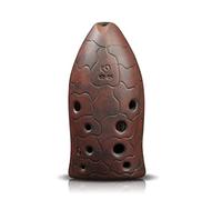 Double-cavity Ten-hole Pottery Xun Adult Beginner Ten-hole Fish-shape G-tune Ocarina Children Practice Popular Xun ocarina instrument