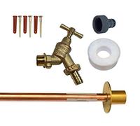 Double Check Valve Outside Tap Kit with Through Wall Flange