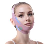 Double Chin Reducer, Chin Strap, V-Shape Face Lifting Chin Mask, Jaw Line Shaper, Face Lifting Band, Reusable Face Slimming Strap for Women