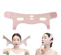 Double Chin Reducer Soft Elastic V Line Lifting Mask Breathable Chin Strap Depuffing & Skin Tightening Reusable Normal Style