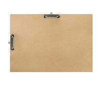 Double Clip A3 Clipboard Hardboard Extra Large Low Profile Clip Art MDF Materials Drawing