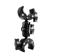 Double Clip Crab Clamp, Compatible For GoPro, Compatible For Insta 360, Handlebar And Sports Camera Mount For Motorcycle And Bicycle(B)