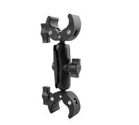 Double Clip Crab Clamp, Compatible For GoPro, Compatible For Insta 360, Handlebar And Sports Camera Mount For Motorcycle And Bicycle(C)
