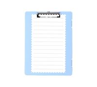 Double Clip Folder - Clipboard Folder Storage Case Heavy Duty Clipboards with Striped Loop for Notes, Files Scripts, Learning Material, Test Paper