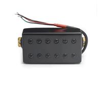 Double Coil Electric Pickup Double Coil 12 Hole Humbucker Pickup For LP Electric Guitar Black Guitar Parts(C)