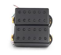 Double Coil Electric Pickup Double Coil 12 Hole Humbucker Pickup For LP Electric Guitar Black Guitar Parts(B)