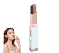 Double Color Eyeshadow Stick,2 in 1 Gradient Shimmer Eye Shadow Stick,Long Lasting & Waterproof Two Colour Eyeshadow Sticks,Easy Makeup Application for All-Day Wear (F)