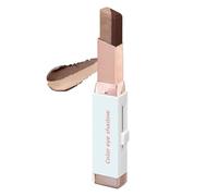 Double Color Eyeshadow Stick, Gradient Shimmer Eye Shadow Stick, Long Lasting Cream Eyeshadows, Eyeshadow Gradient Shimmer Waterproof, Suitable Beginners (D)